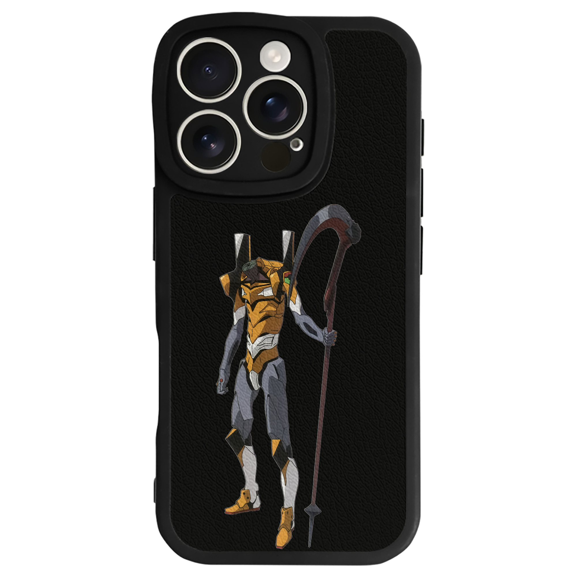 （画像用） EVA 新世紀エヴァンゲリオン 【iPhone 16シリーズ対応】シリコンスマホケース（レザー調） 材質：シリコン